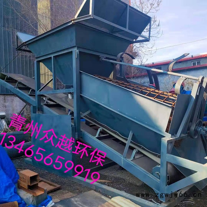 滚筒式筛沙机 选矿用滚筒筛沙机 移动式筛沙机图2