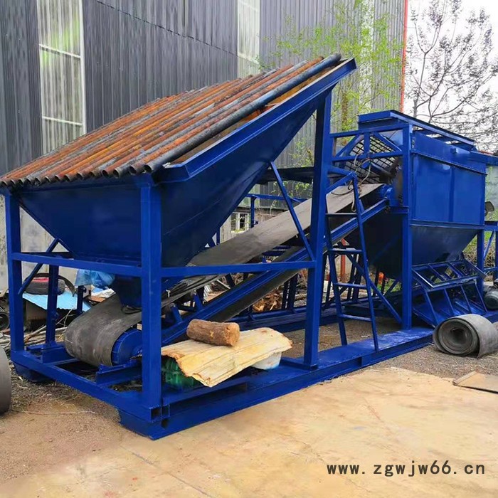 滚筒式筛沙机 选矿用滚筒筛沙机 移动式筛沙机图3