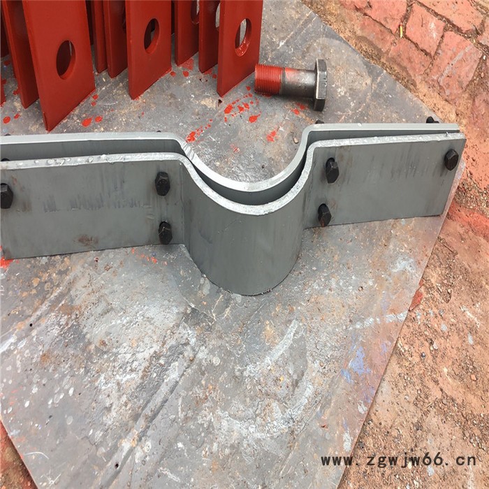 西北标准   D9 立管管夹D10立管短管夹   沧州齐鑫可订制图2