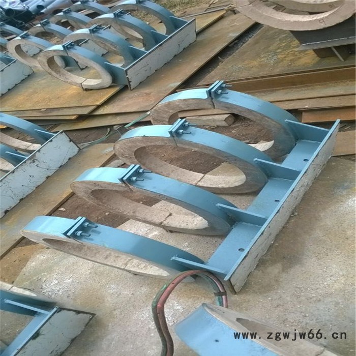 管夹滑动支座Z3管夹导向支座 焊接滑动支座 齐鑫可图纸定做 加工图2