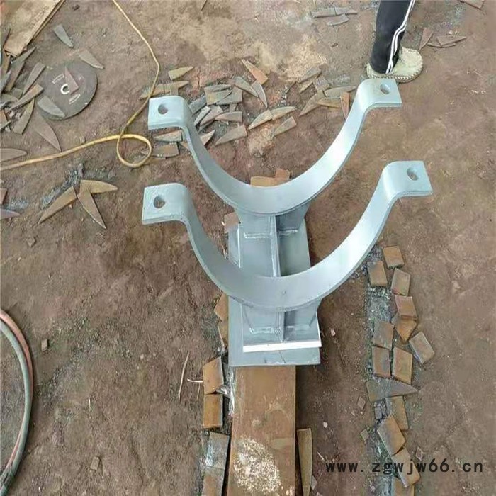 滑动支座J12管夹滑动管夹DN500导向管托大量现货齐鑫厂图4