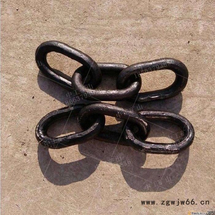 可定制矿用三环链 40矿车插销 机尾滚筒 锻打矿车三环链图3