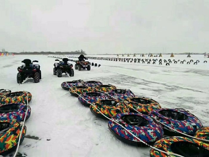 山东瀚雪儿童雪地摩托   雪地滚筒   雪地悠波球图2