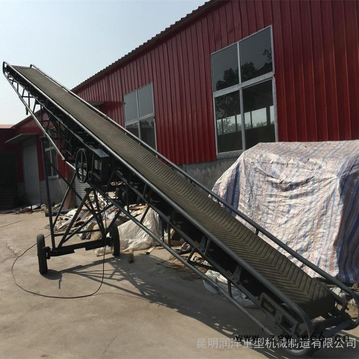 昆明移动式带式输送机 矿山皮带输送机 滚筒皮带运输机 型号齐全 按需定制图5