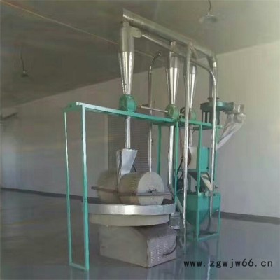 现林石磨 电磁加热滚筒炒货机 全自动石磨面粉机杂粮磨 小磨香油石磨