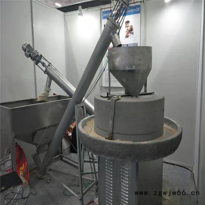 现林石磨 电磁加热滚筒炒货机 全自动石磨面粉机杂粮磨 小磨香油石磨图4