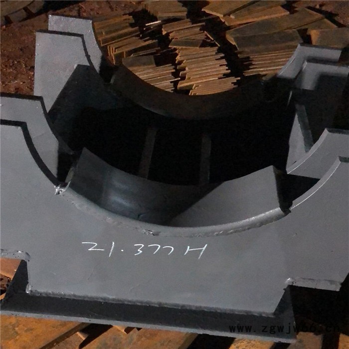 Z1.426H管夹固定支座 高温度水平管道用焊接固定支座 齐鑫供应图4
