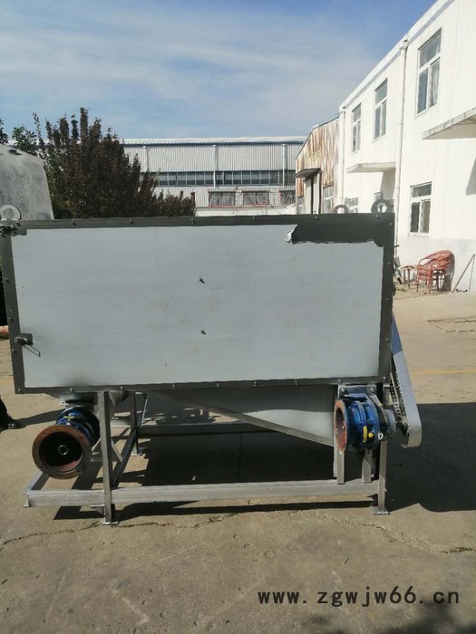 滚筒微滤式鸡粪固液分离机 驴粪耐腐蚀粪便干湿分离机 猪粪斜筛式干湿分离机