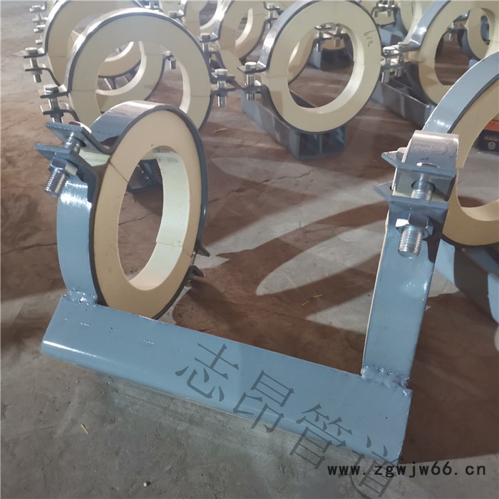 湖北 管夹型管托 木质保温管托 志昂管道图5