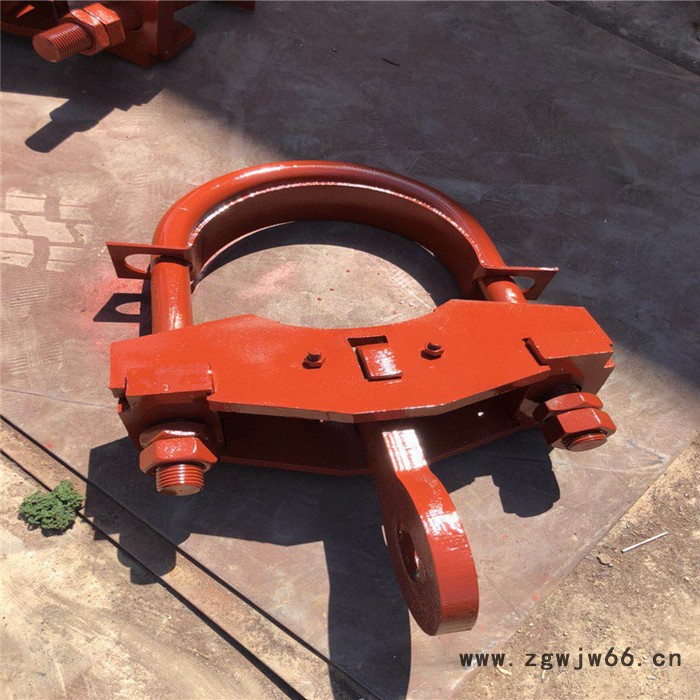 齐鑫790220813  C形螺杆动载管夹 C形钢带动载管夹 横担式动载管夹 管道管夹 实体厂家图1