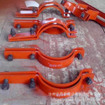 沧州志昂 专业生产   抱箍  支吊架 管托 管夹  双螺栓管夹   管道管夹图3