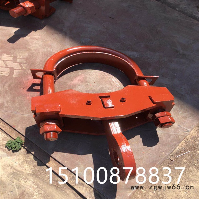 齐鑫790 C形螺杆动载管夹 C形钢带动载管夹 横担式动载管夹 轴向动载管夹 管道动载管夹 汽水发电厂配件图2