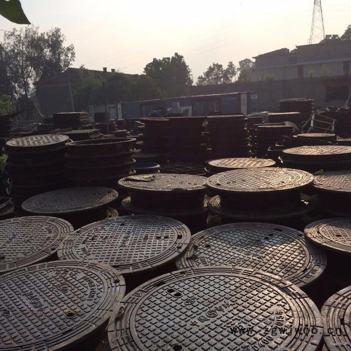 闽旗建材球墨铸铁方井盖 电力井盖 波纹管塑料检查井碳素管图3