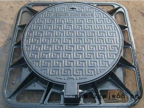 工厂直定重型圆形铸铁植草防沉降井盖球墨铸铁加油站井盖图3