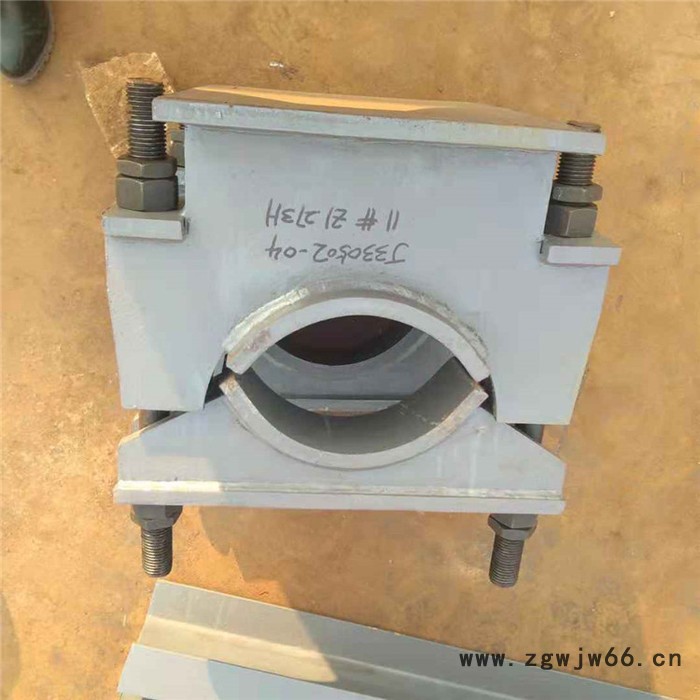 管夹固定支座Z1 焊接固定支座 管夹滑动支座DN500 西北标准生产 河北厂家图3