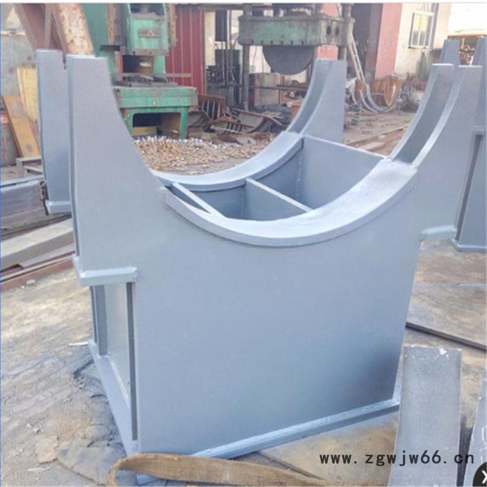 管夹固定支座Z1 焊接固定支座 管夹滑动支座DN500 西北标准生产 河北厂家图2