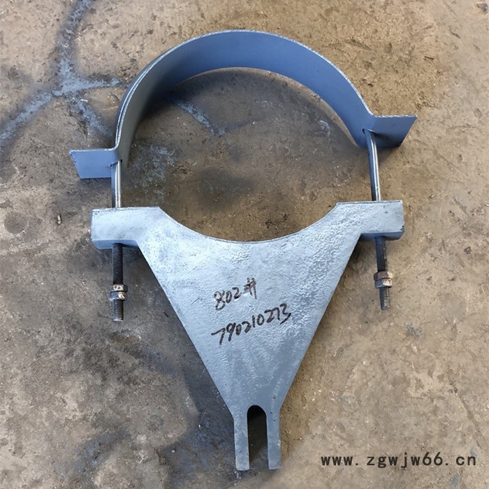 790110219C型螺杆动载管夹 蒸汽管道专用管夹抱箍 河北厂家供应图3