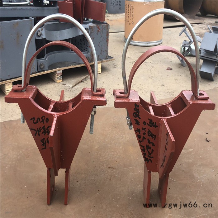 790110219C型螺杆动载管夹 蒸汽管道专用管夹抱箍 河北厂家供应图2