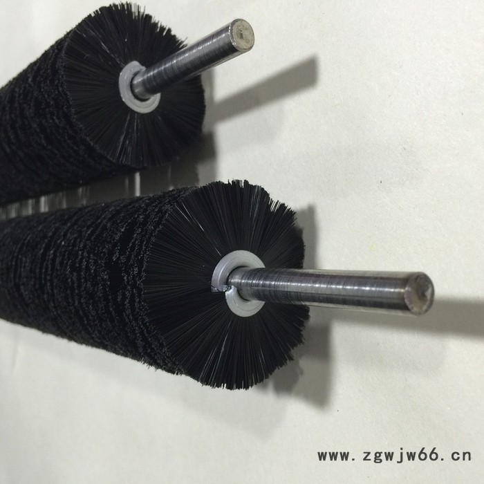 叁明 工业毛刷辊 蔬菜水果去皮抛光毛刷辊 打磨 清洗 尺寸定做 皮鞋清洗机 洗衣机滚筒毛刷 材料可选 外缠绕内缠绕式图8