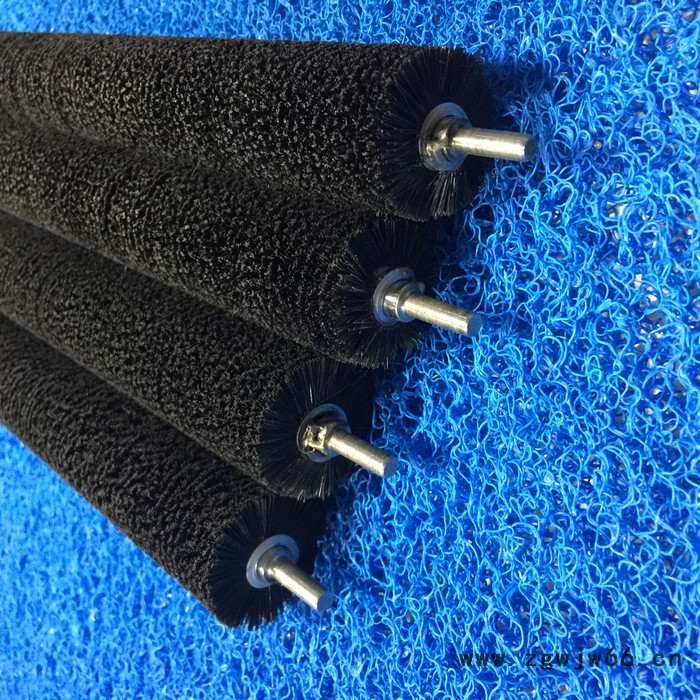 叁明 工业毛刷辊 蔬菜水果去皮抛光毛刷辊 打磨 清洗 尺寸定做 皮鞋清洗机 洗衣机滚筒毛刷 材料可选 外缠绕内缠绕式图3
