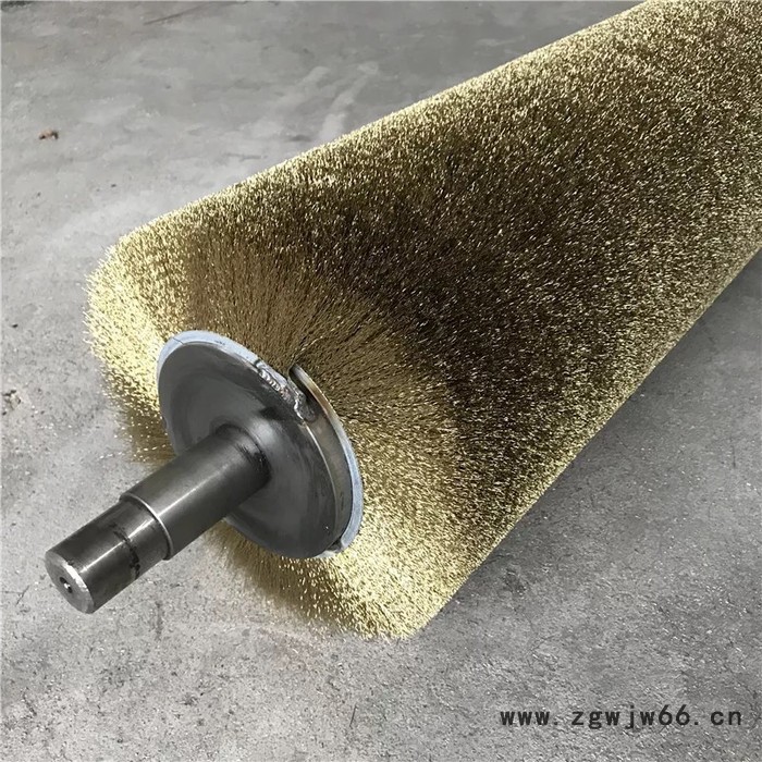 叁明 工业毛刷辊 蔬菜水果去皮抛光毛刷辊 打磨 清洗 尺寸定做 皮鞋清洗机 洗衣机滚筒毛刷 材料可选 外缠绕内缠绕式图2