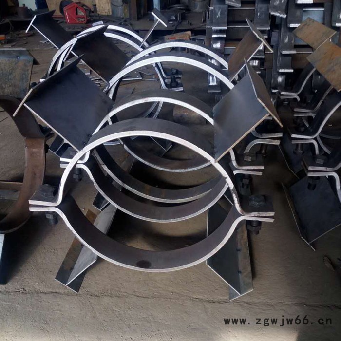 齐鑫Z1管夹固定支座，Z2焊接固定支座，Z3管夹滑动支座图2