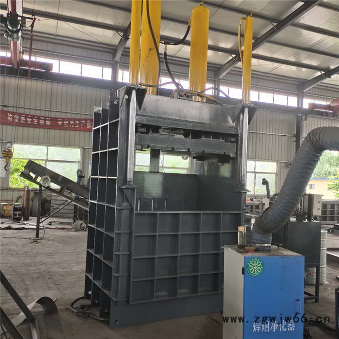 LF-120吨铝合金打包机 破旧服装打捆捆扎机 低价打包机厂家图5