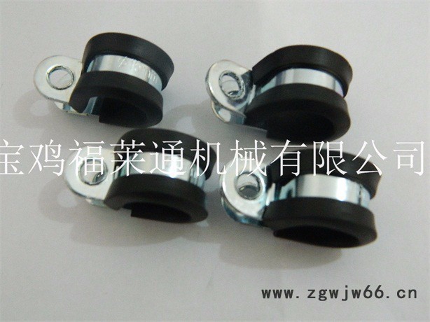 福莱通FLT-SKM18.5管夹 SKM软管固定夹  双层SKM波纹管管夹  R型外包橡胶软管紧固夹 非标管夹加工图5