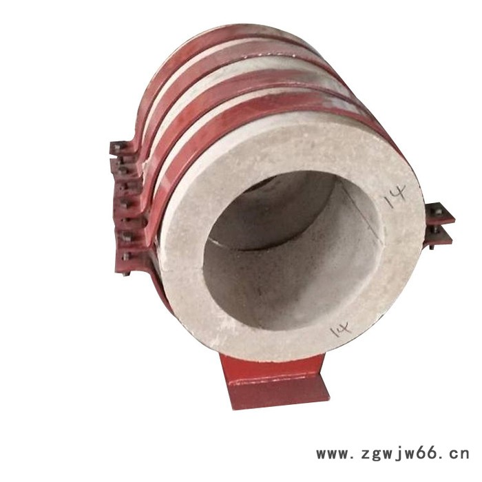 齐鑫DN400 管夹隔热管道支座 管夹隔热滑动支座 柳钢焦炉厂用隔热支座图3