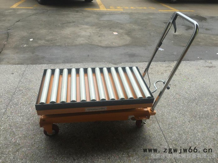 厂家定做滚筒式液压模具平台/脚踏式滚筒升降平台车图3