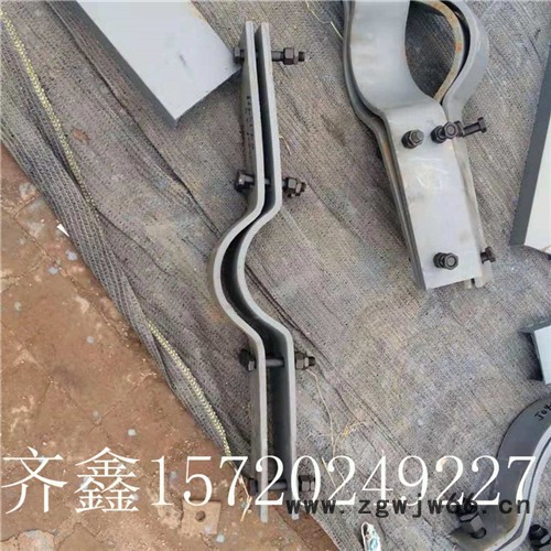 齐鑫供应 CS2 垂直管道双拉杆短管夹组件 水平管用管夹 长管夹 信誉老厂 **价廉图3