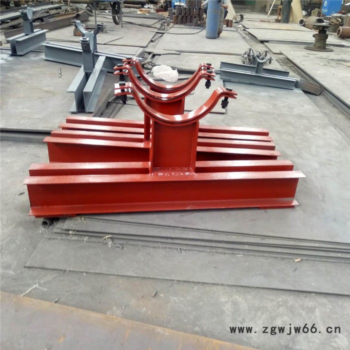 齐鑫113310245 夹式导向支座 管夹横担 管卡横担 立管管夹 C型钢带管夹 规格齐全 发货及时图2