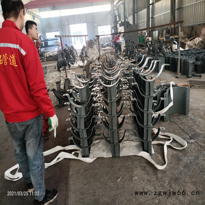 管夹滑动支座 Z1管夹固定支座实体厂家 沧州广拓诚信服务图5