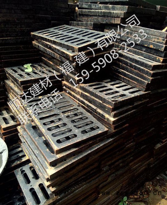 球墨铸铁沟盖250*500 水泥井盖 排水沟盖板 电缆沟盖板电力井盖 树脂图3