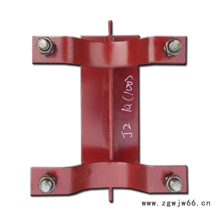 齐鑫DN200 T型管托（管夹型）  焊接型滑动支座  管夹型滑动支座图3