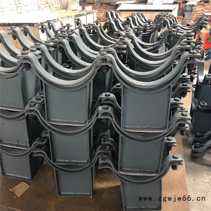 J1-6焊接式管托 管夹式管托 管夹滑动支座DN300 齐鑫供应图2