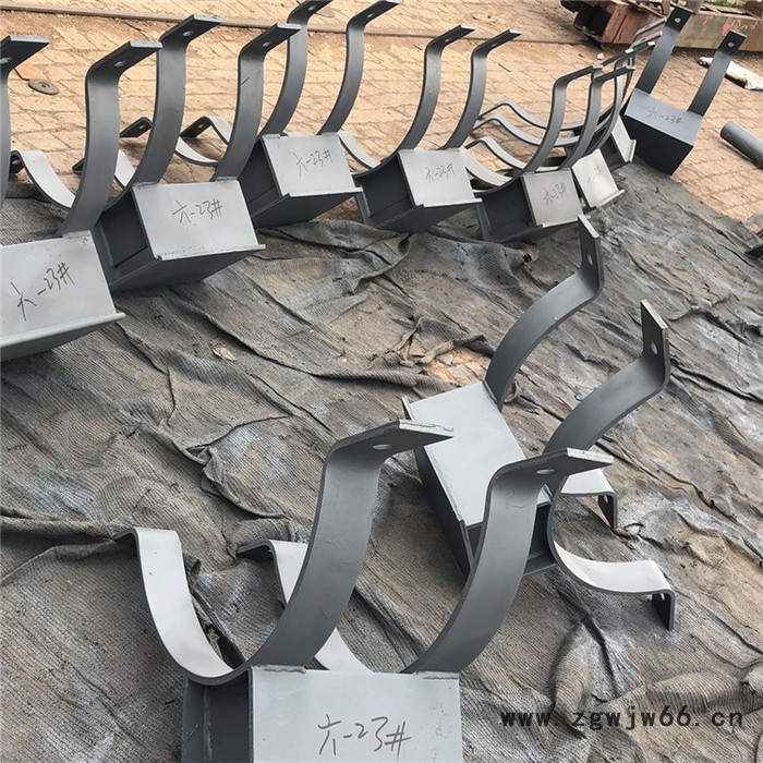 J1-6焊接式管托 管夹式管托 管夹滑动支座DN300 齐鑫供应图4