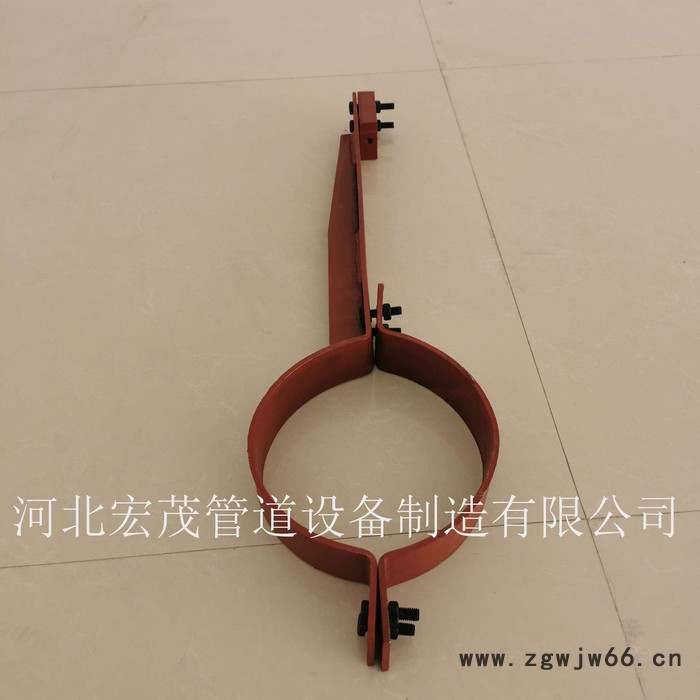宏茂专业生产D6型管夹横担 U型管夹 水平吊型管夹 D2三孔短管夹图2