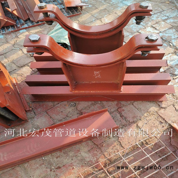 宏茂专业生产D6型管夹横担 U型管夹 水平吊型管夹 D2三孔短管夹图5