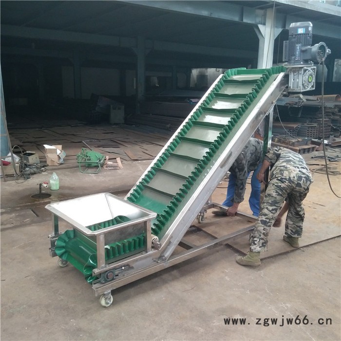 **高质量仓库装卸倒运传送带  爬坡皮带输送机矿石滚筒输送机图5