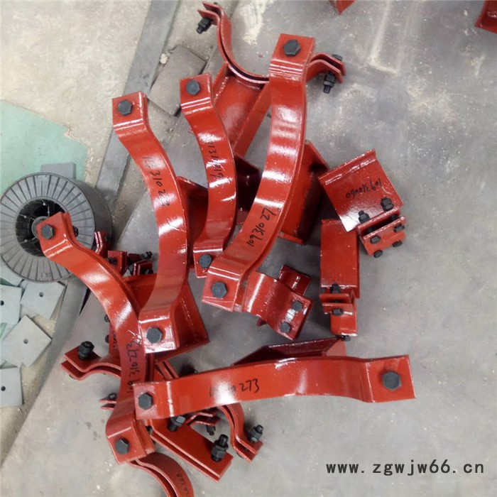 齐鑫105 立管管夹 夹式管座 夹式滑动支座 发电厂配件图4