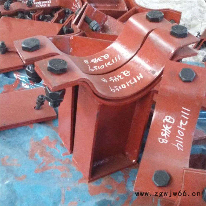 齐鑫105 立管管夹 夹式管座 夹式滑动支座 发电厂配件图3