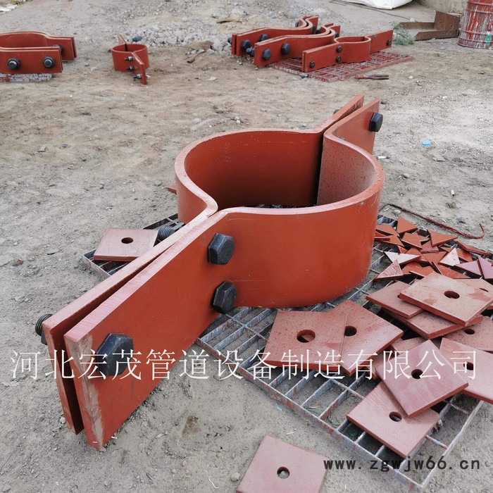 宏茂管夹生产厂家 D6型管夹横担 D2三孔短管夹 D3双孔短管夹规格齐全图5