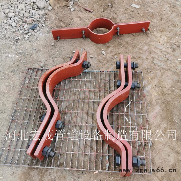 宏茂管夹生产厂家 D6型管夹横担 D2三孔短管夹 D3双孔短管夹规格齐全图2