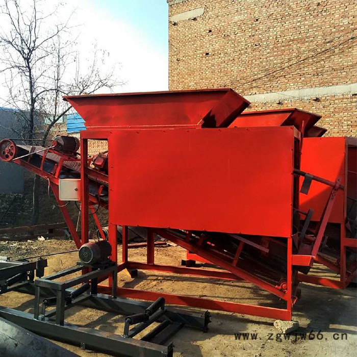 自动震动筛沙机 20型筛沙机 电动砂石分离机 折叠滚筒式沙石分离机图8