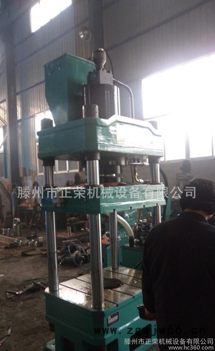 315吨树脂井盖液压机  温控保压装置型三梁四柱液压机图2