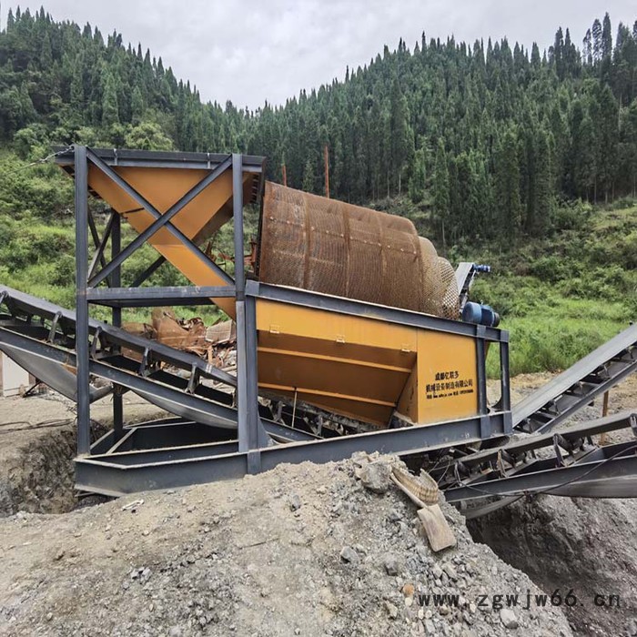 80筛沙机 移动筛分站 滚筒筛图2