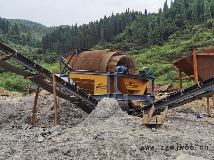 80筛沙机 移动筛分站 滚筒筛图5