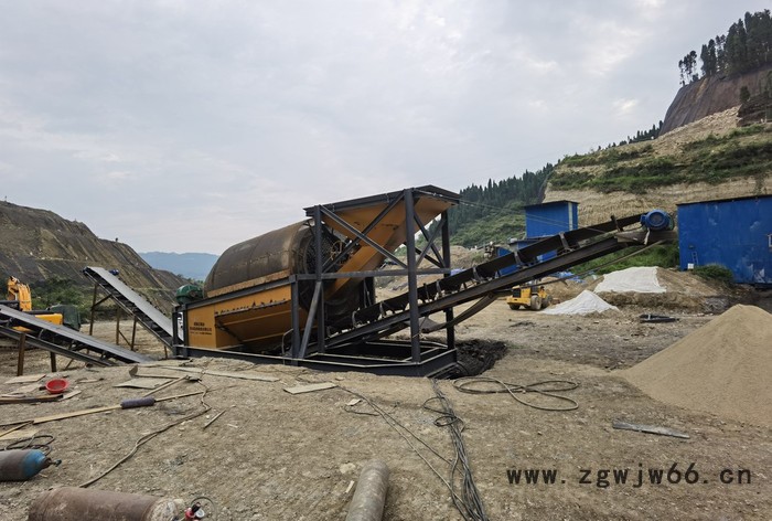 80筛沙机 移动筛分站 滚筒筛图3