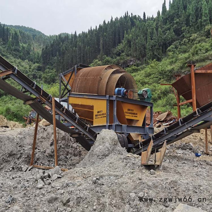 80筛沙机 移动筛分站 滚筒筛图7